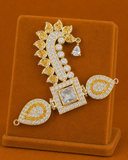 Rajsi Ratna Mayur Sirpech for Laddu Gopal Ji | Radha Raman Sringar| 4.5 cm