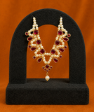 Brij Milma Shringar Haar for Thakurji (5 CM) | Kundan Pearl Traditional Haar