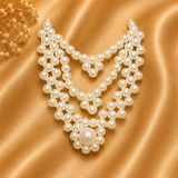 Shobha Moti Haar | Radha Raman Shringar Length: 4.5 cm Width: 2.5 cm