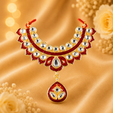 Kundan Leela Haar – Kundan Stone | Radha Raman Shringar 5 cm