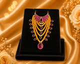 Raj Shringar Hasli Haar for Thakurji | Elegant Devotional Necklace (6.5 cm)