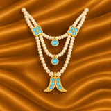 Royal AD Wagh Nakh Mala for Thakur Ji | Traditional Shringar | 4.5 Cm Height