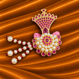 Premium AD Paag for Thakur Ji | Royal Head Shringar