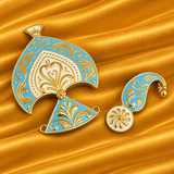 Premium Meenakari Tipara with Sheeshphool for Thakur Ji | Royal Head Shringar | 5 CM HEIGHT