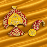 Premium Meenakari Tipara with Sheeshphool for Thakur Ji | Royal Head Shringar | 5 CM HEIGHT