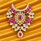 Royal AD Haar for Thakur Ji | Premium Traditional Shringar | 4.5 CM Height | 2 Cm Width | for 2-3-4 No Gopal ji