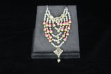 Lotus Pearl Haar Shringar for Laddu Gopal & Thakurji With AD 5.5 Cm