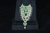 Ad Hasli With White pearls & kundan-style stones Mala For Thakur Ji 6 Cm