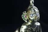 Mayur Kundan Kundal — Earrings for Thakur Ji Shringar | 2 CM