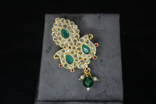 Morpankh Rajsi Sirpech — Sirpech for Thakur Ji Shringar | 5.5 CM