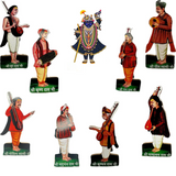 Ashtsakha MDF Cutout — Divine Decorative Cutout for Thakur Ji Seva