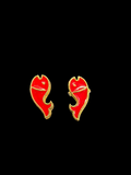 Matsyakrit Kundal — Divine Fish Shape Earrings for Thakur Ji Shringar