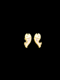 Matsyakrit Kundal — Divine Fish Shape Earrings for Thakur Ji Shringar