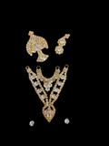 Complete Shringar Set for Thakur Ji – Mukut, Mala & Kundal Combo | Premium Deity Jewellery Set Height 5.5 CM