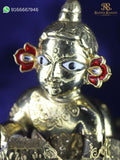 Pushp Mukha Meenakari Karnphool | Radha Raman Shringar