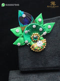 Peacock feather paag  for Laddu Gopal