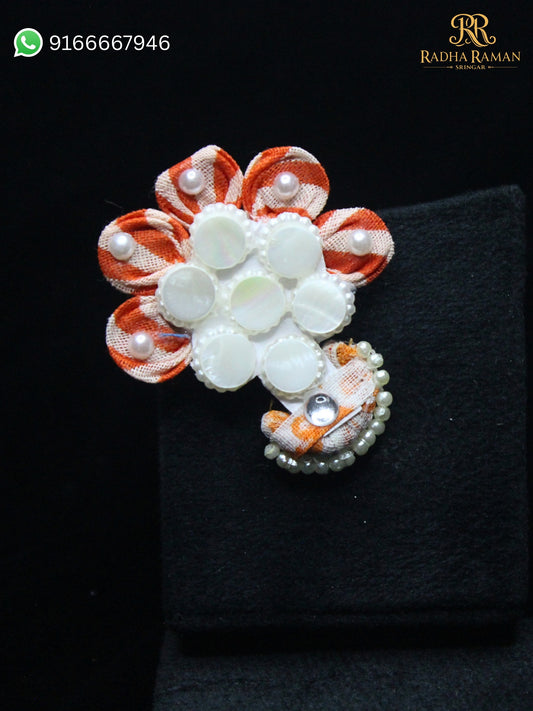 Shri Hari Pushp Paag | Handcrafted Flower Crown | Radha Raman Shringar | Multiple Shades