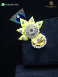 Mor Tara Kundan Paag | Handcrafted Crown | Radha Raman Shringar | Multiple Shades