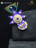 Mor Tara Kundan Paag | Handcrafted Crown | Radha Raman Shringar | Multiple Shades