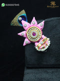 Mor Tara Kundan Paag | Handcrafted Crown | Radha Raman Shringar | Multiple Shades
