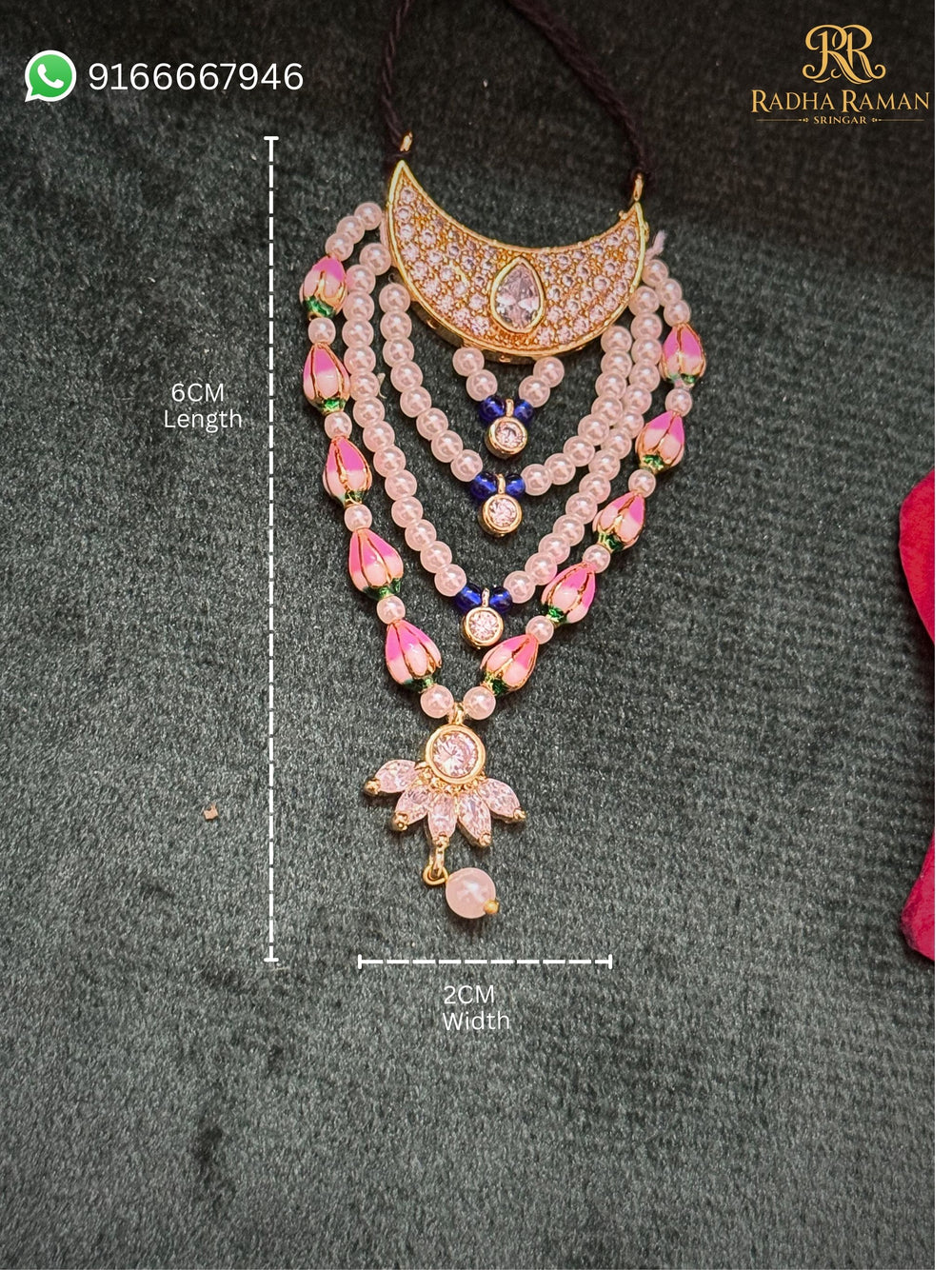 Lotus pearl haar shringar