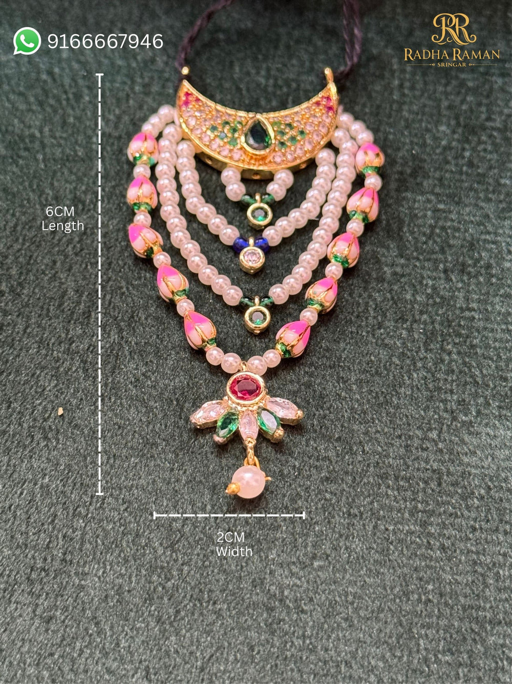 Lotus pearl haar shringar
