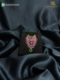 Raj Shringar Hasli Haar for Thakurji | Elegant Devotional Necklace (6.5 cm)