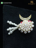 Chandrika Moti Paag – Moon-Inspired Pearl Mukut for Laddu Gopal