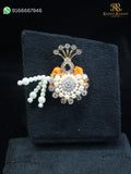 Mor Pankh Moti Paag – Elegant Pearl Mukut for Laddu Gopal