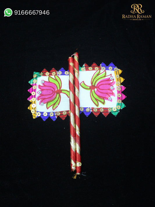 Laddu gopal kamal pankha