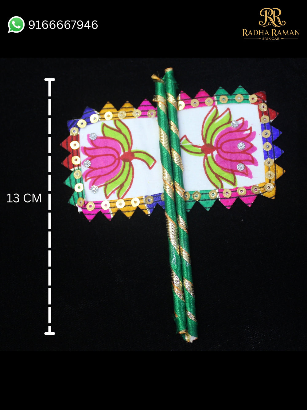 Laddu gopal kamal pankha