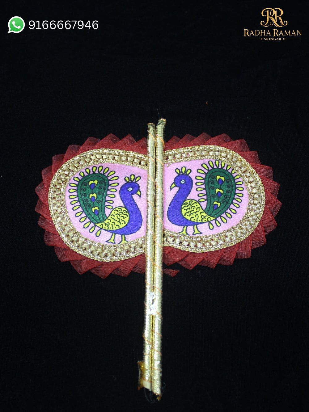 Laddu gopal mayur pankha