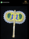 Laddu gopal mayur pankha
