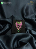 Raj Shringar Hasli Haar for Thakurji | Elegant Devotional Necklace (6.5 cm)