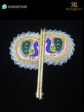 Laddu gopal mayur pankha
