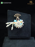 Mor Pankh Moti Paag – Elegant Pearl Mukut for Laddu Gopal