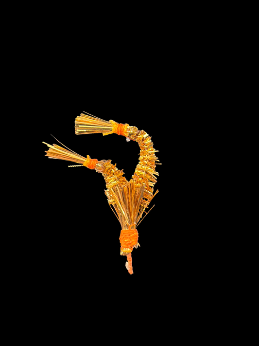 Golden & Silver Katra – Elegant Traditional Shringar for Thakur Ji | 5 CM