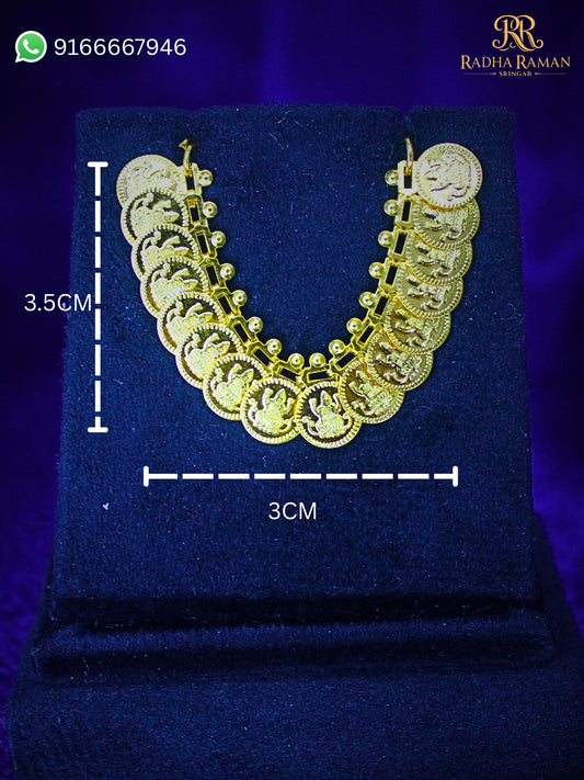 Ginny Coin Golden Mala for Laddu Gopal Janmashtami Special | Radha Raman Shringar