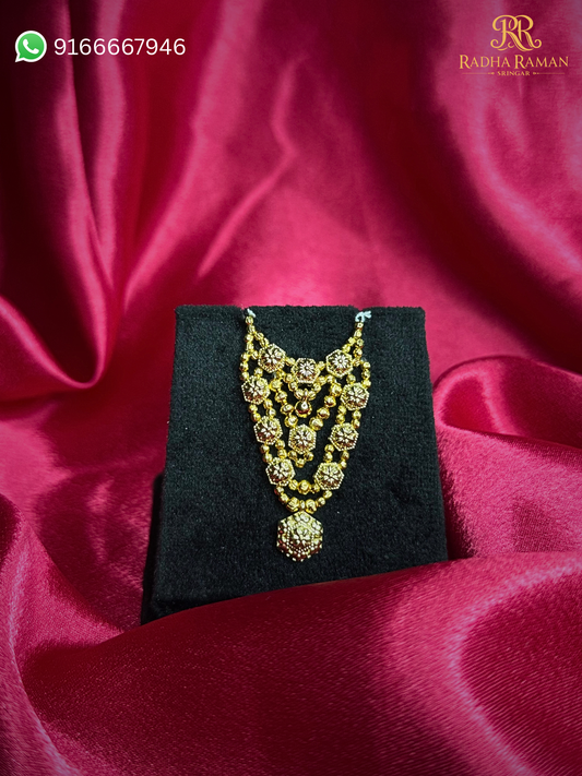 Rajwadi Gold Kanthi Mala