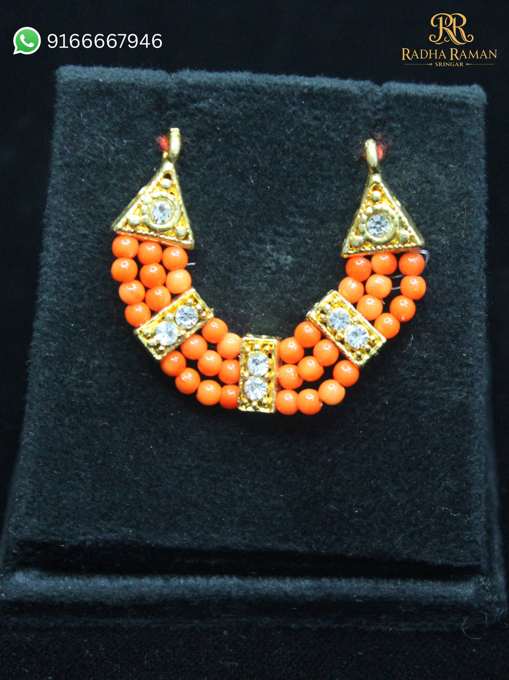 Vraj Moti Kanthi Mala for Laddu Gopal Ji