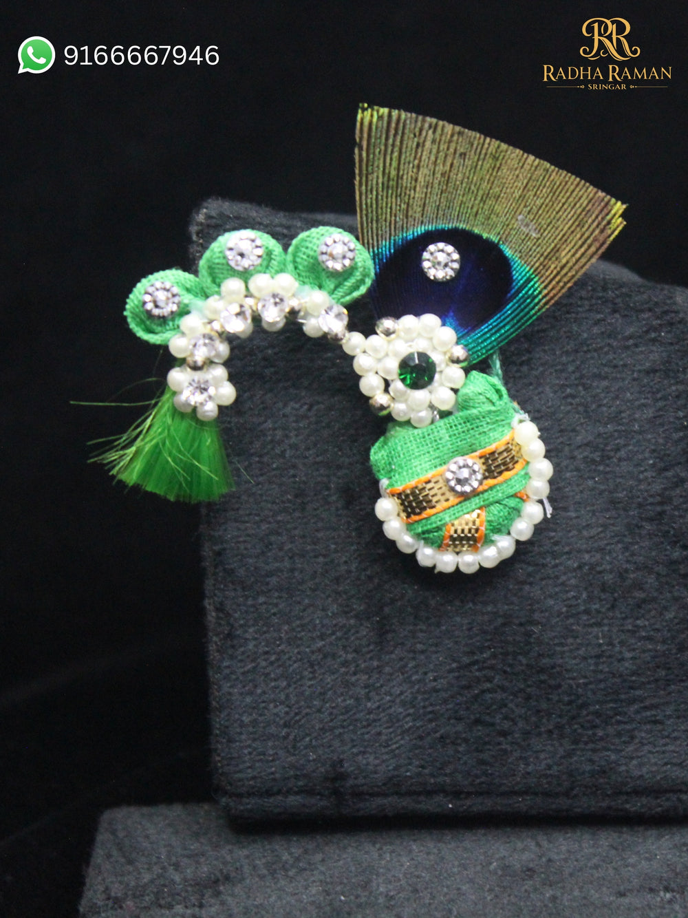 Laddu Gopal Morpankh Mastak Shringar Paag
