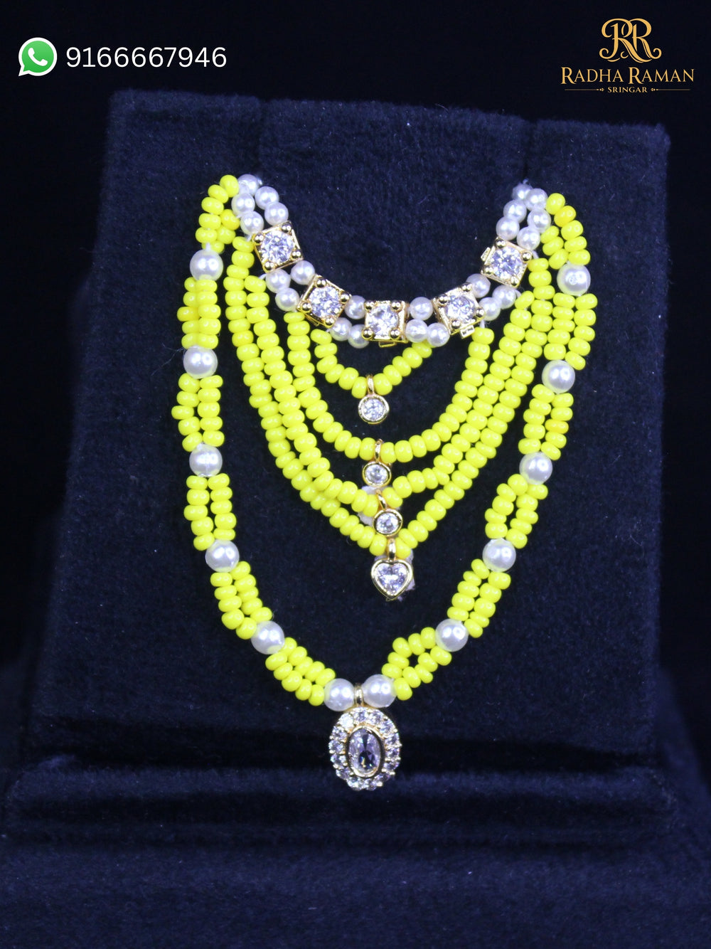laddu gopal pearl multi layer haar
