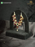 Brij Milma Shringar Haar for Thakurji (5 CM) | Kundan Pearl Traditional Haar