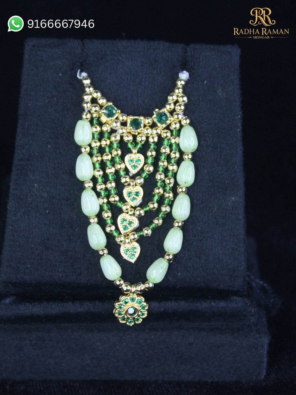 Laddu gopal golden ratna mala