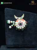 Chandrika Moti Paag – Moon-Inspired Pearl Mukut for Laddu Gopal
