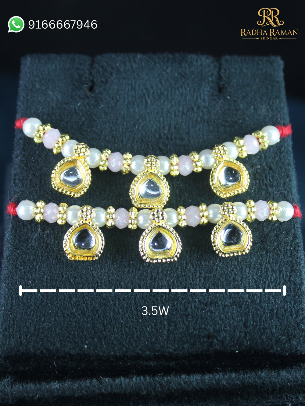 laddu gopal payal for ekadashi shringar