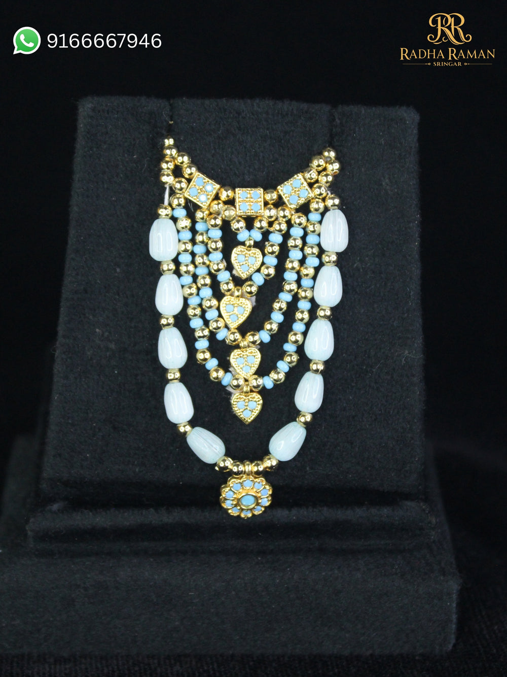 Laddu gopal golden ratna mala