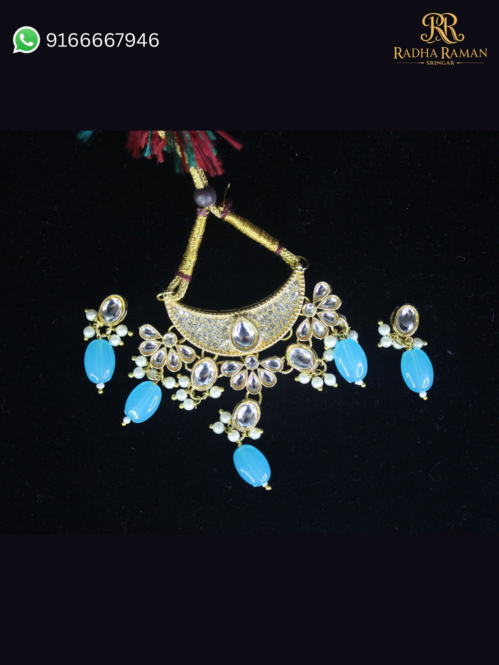 Laddu gopal hasli shringar set