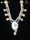 Radha Raman Pearl Kundan Haar