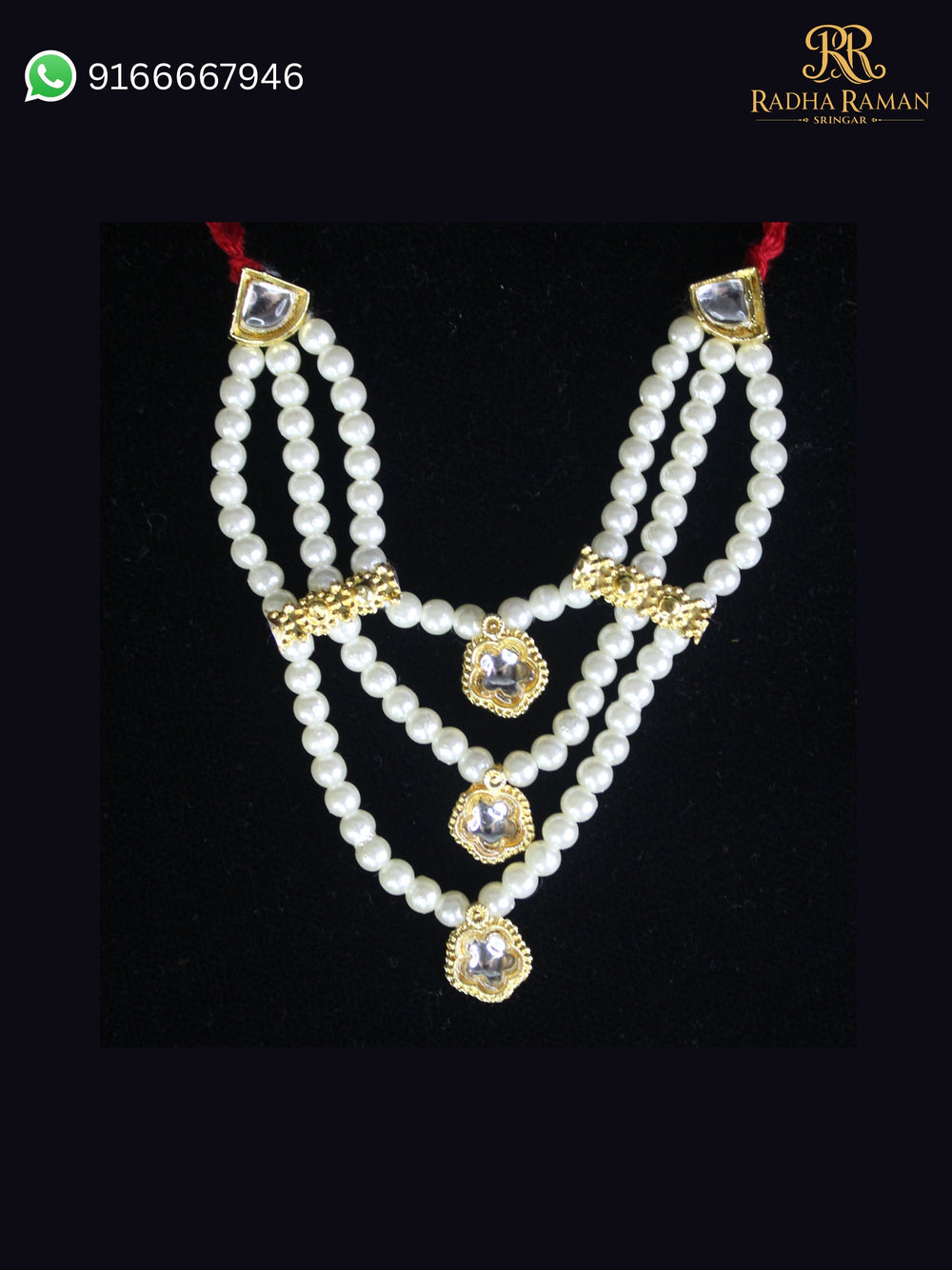 laddu gopal ji kundan haar